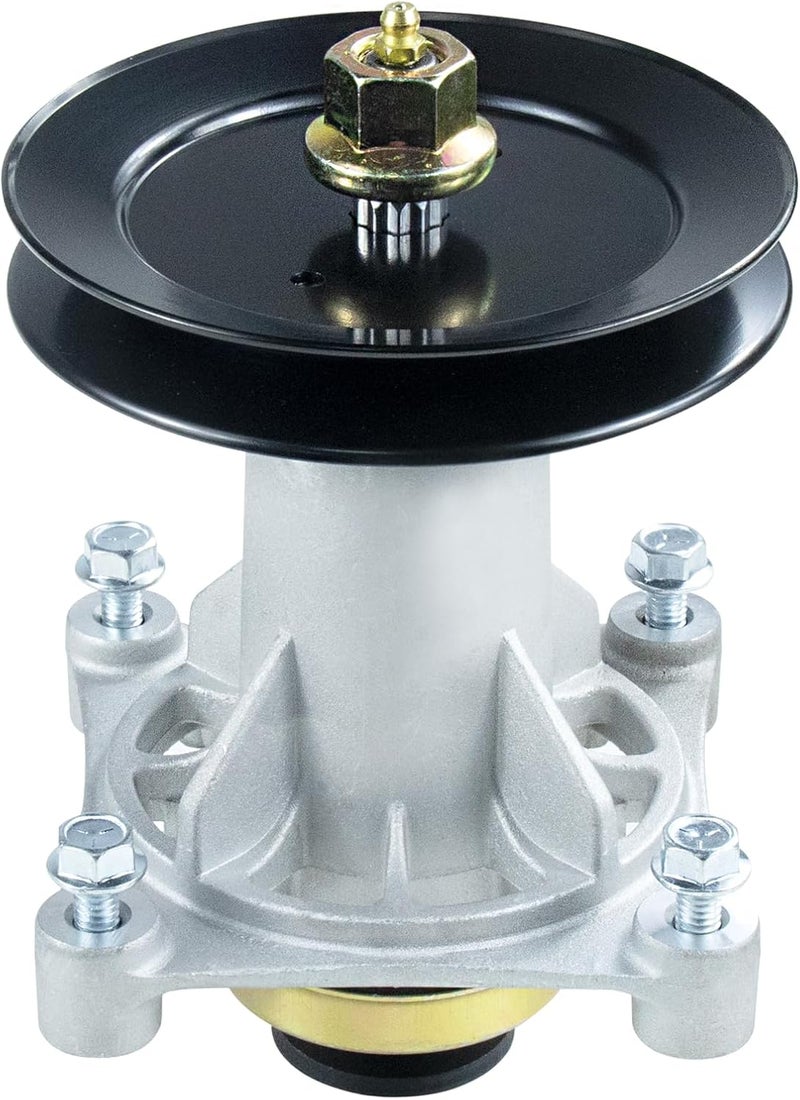 GUSUHAWK 587819701 Spindle Assembly Kit with 153535 Pulley Replaces Husqvarna 532187281 587253301 587820301 587819701 Mandrel Assembly, Craftsman 192870 187281 187292 Spindle Assembly, 173436 - Image 1